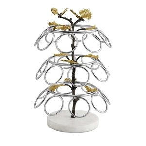 New In Box Michael Aram Butterfly Ginkgo K-Cup Carousel